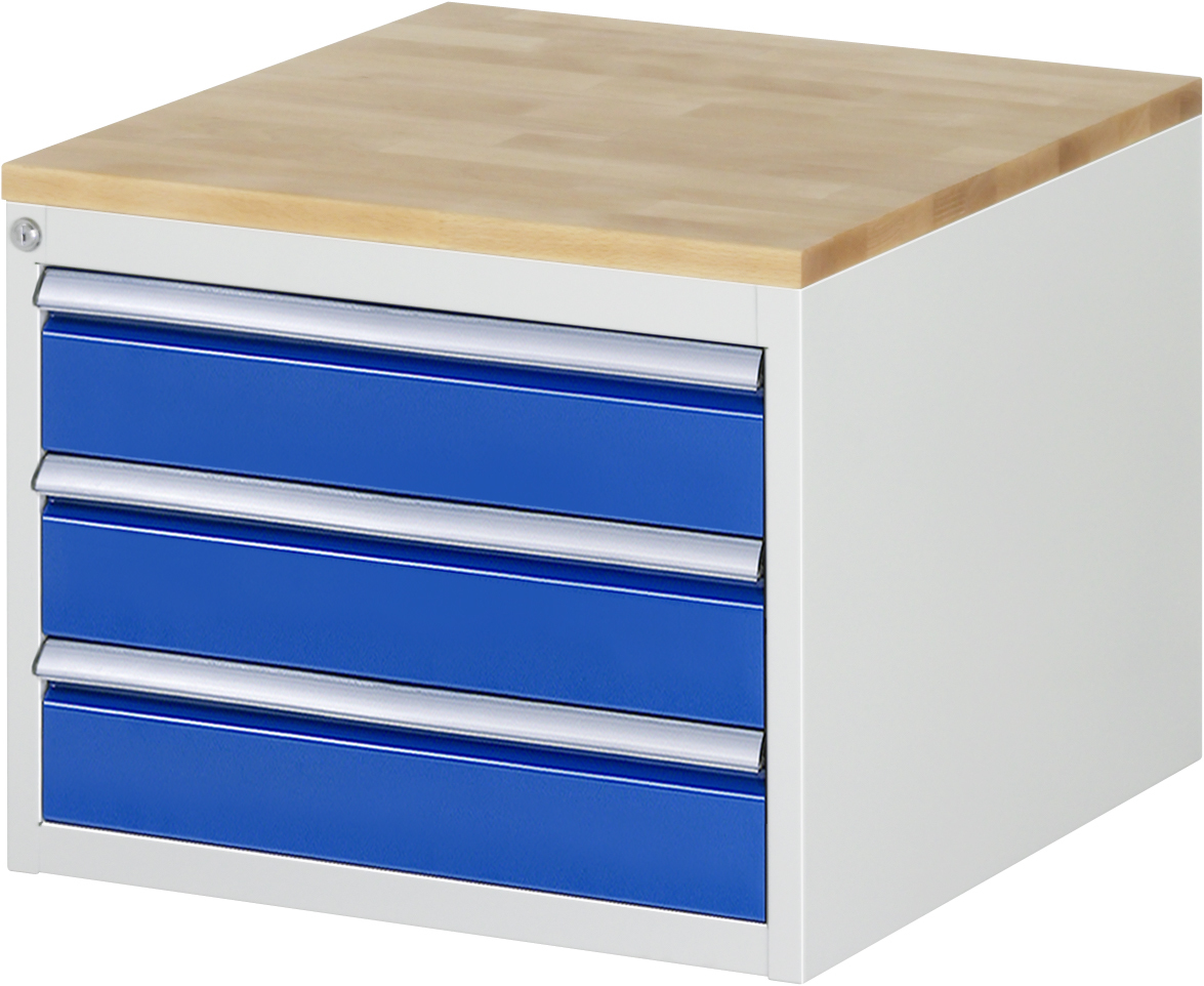 Schubladenschrank Modell L2.3, 465 x 580 x 650 mm HxBxT