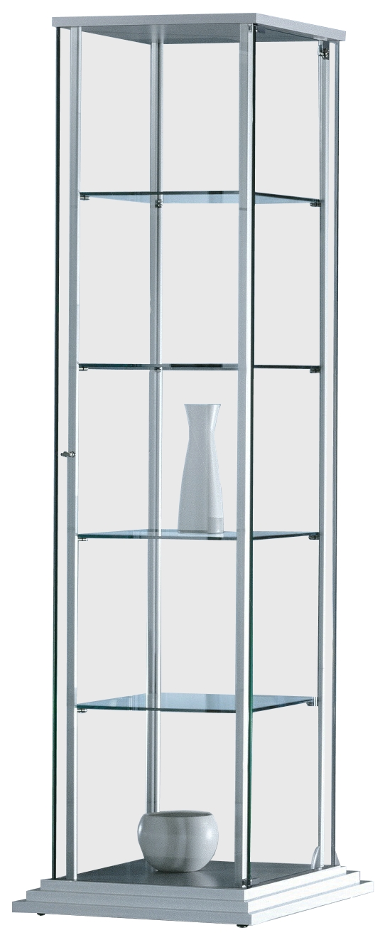 Ganzglasvitrine, Stufensockel 1760x510x510 mm HxBxT