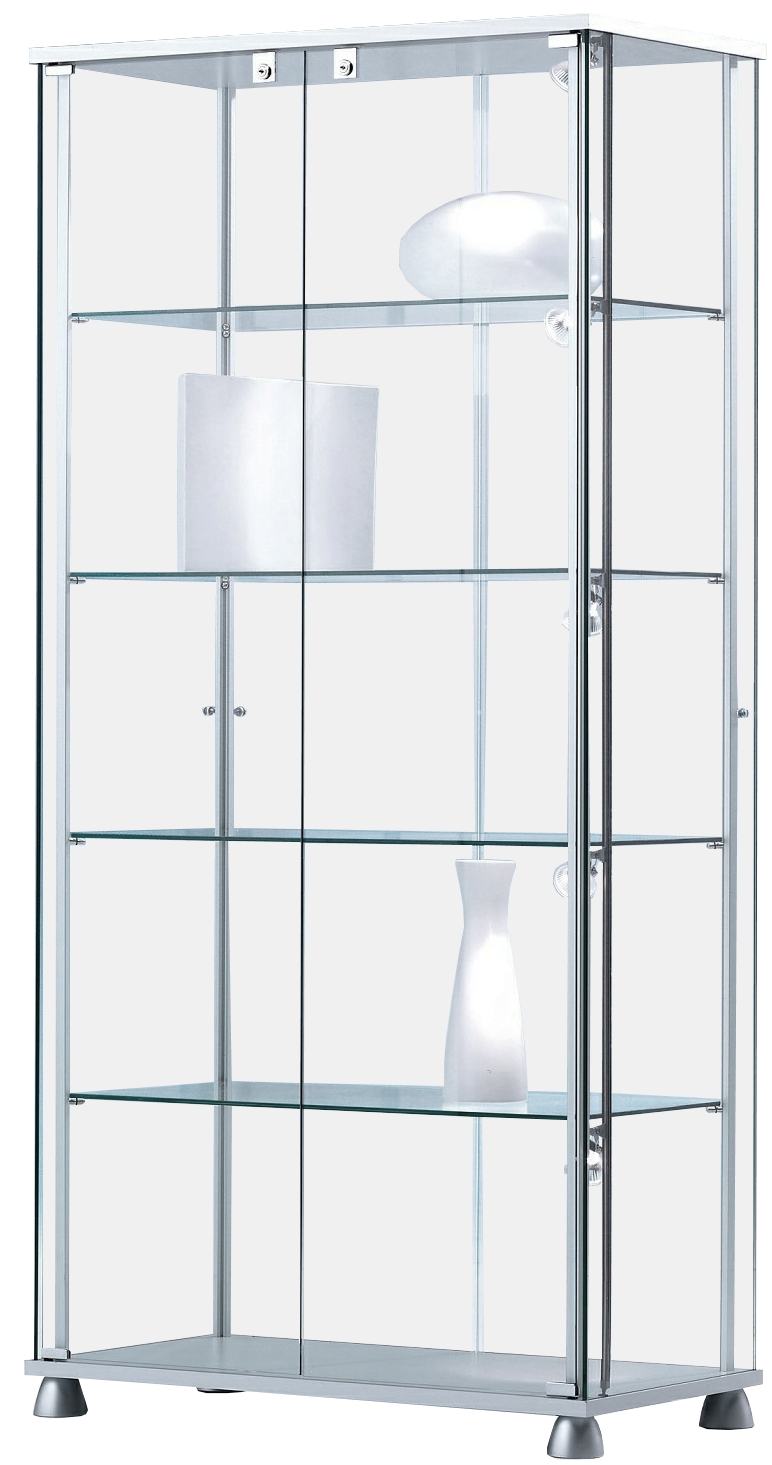 Ganzglasvitrine 1760x830x430 mm HxBxT