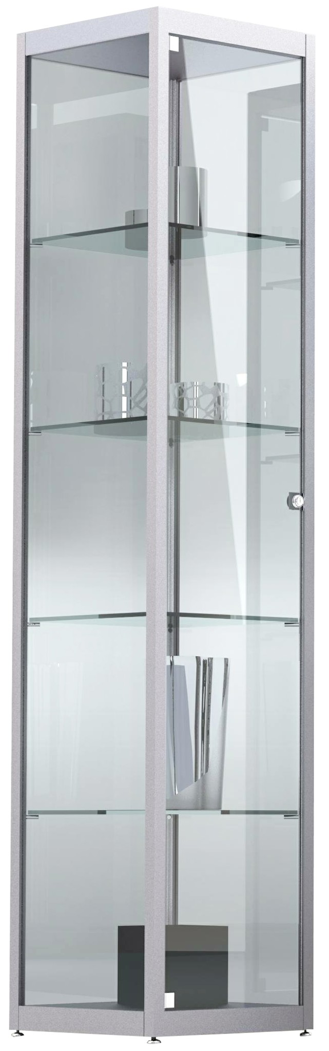 Säulenvitrine 1820x400x400 mm HxBxT