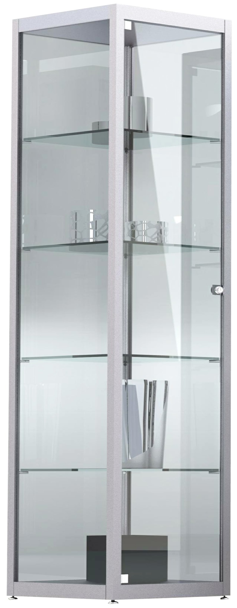 Säulenvitrine 1820x500x500 mm HxBxT