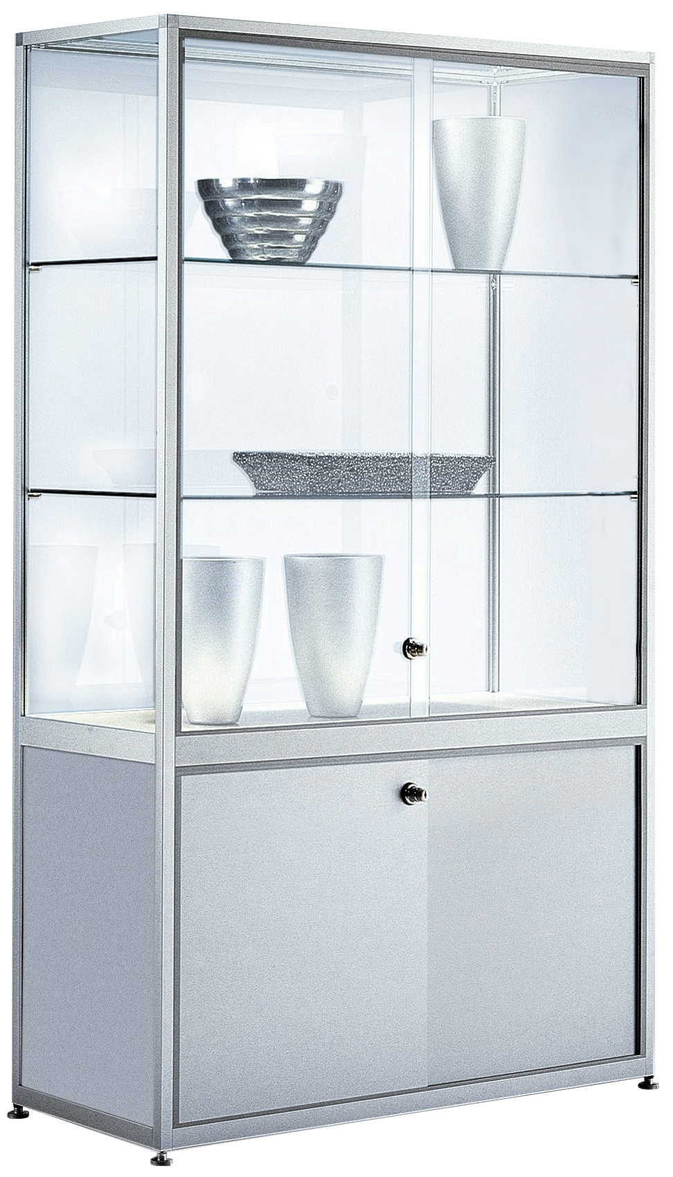 Staufachvitrine 2000x1200x400 mm HxBxT