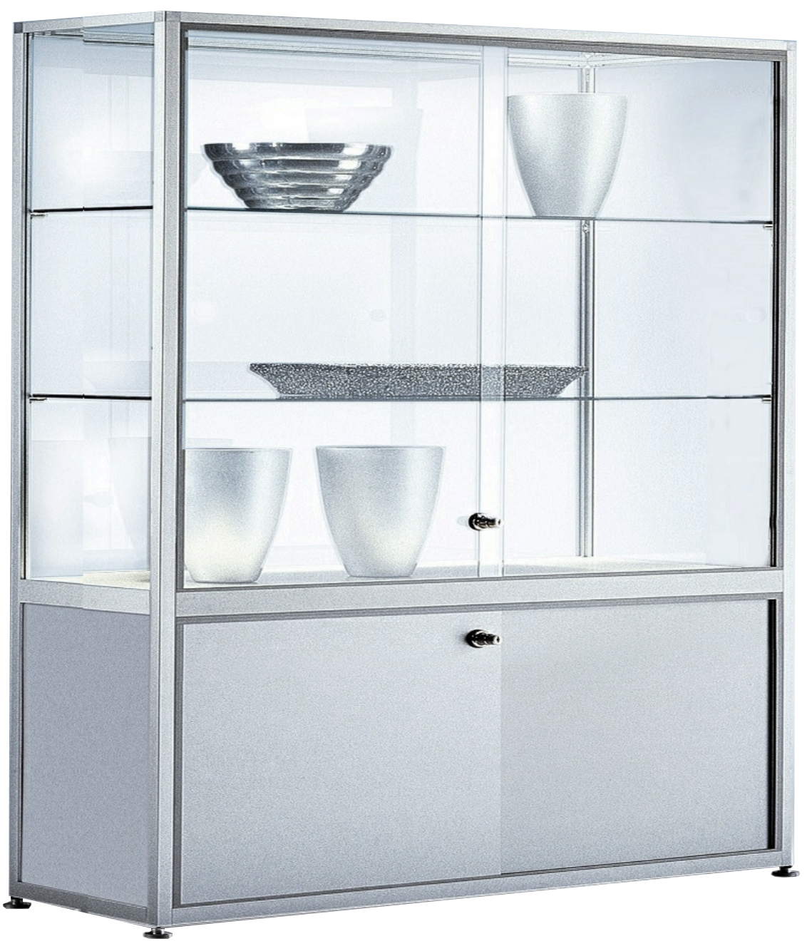 Staufachvitrine 2000x2000x400 mm HxBxT