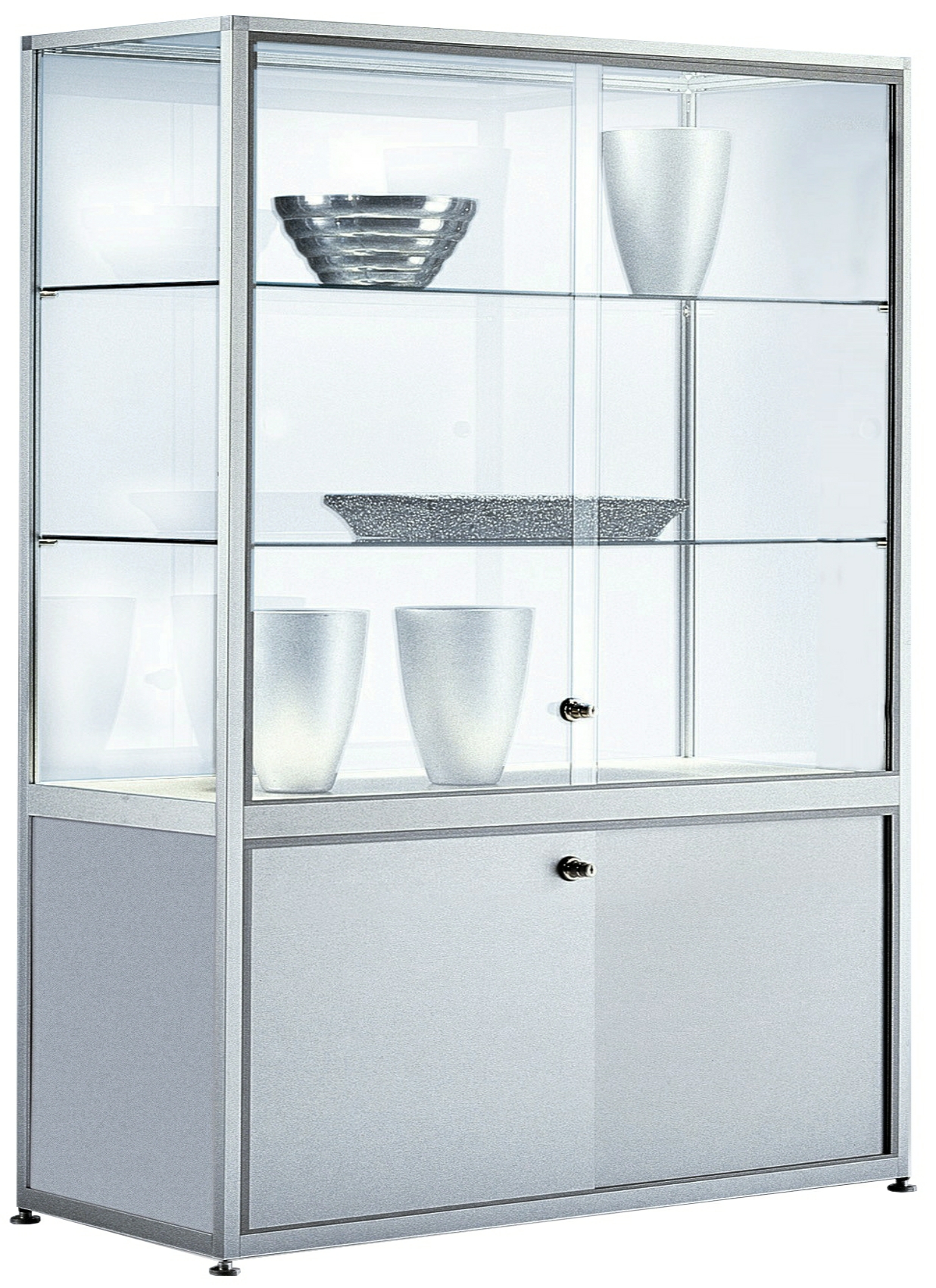 Staufachvitrine 2000x1500x400 mm HxBxT