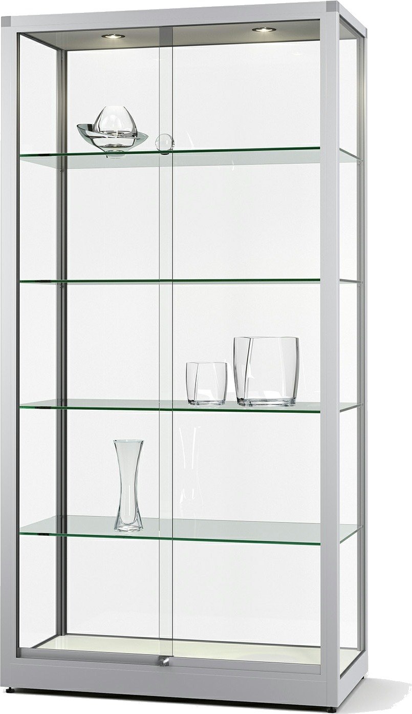 Standvitrine Vertum 400, 2000x1020x520 mm HxBxT