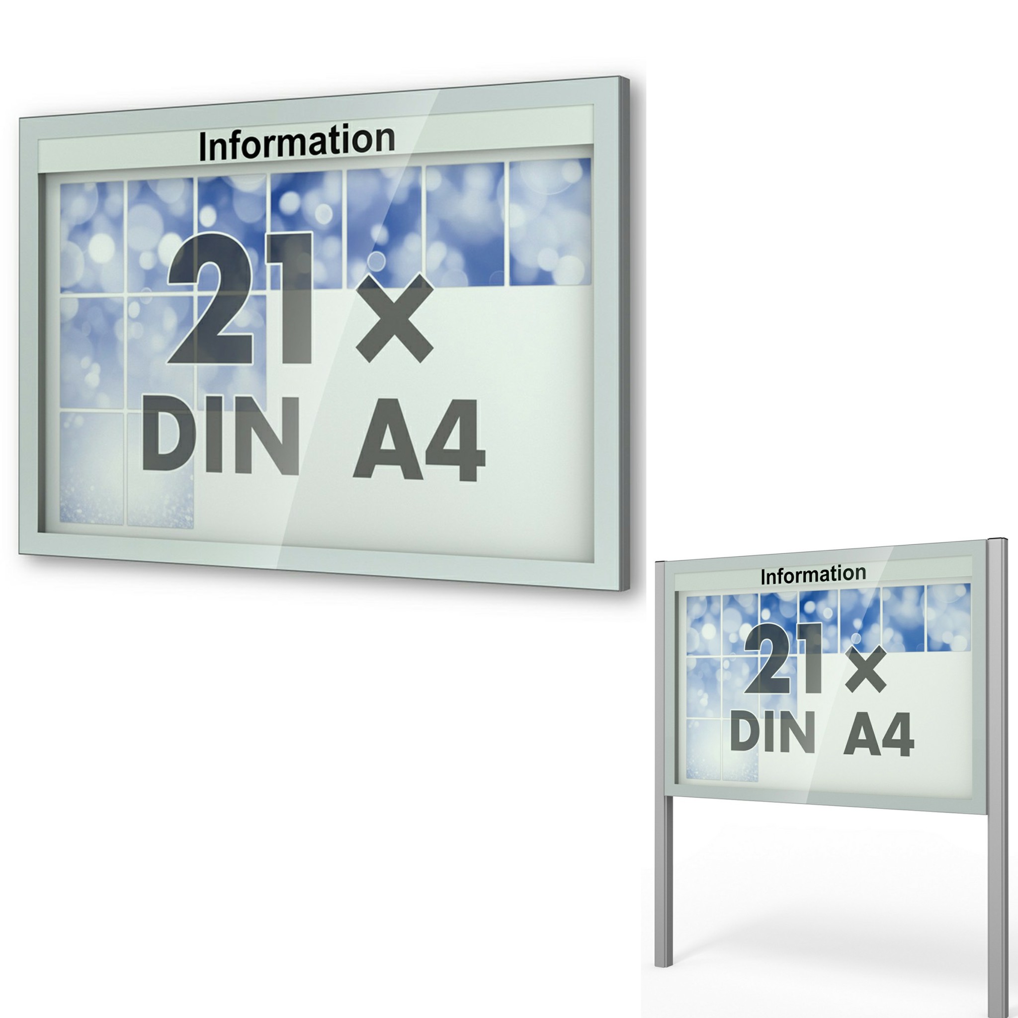 Schaukasten Vitrum 1650x1150x73 mm BxHxT