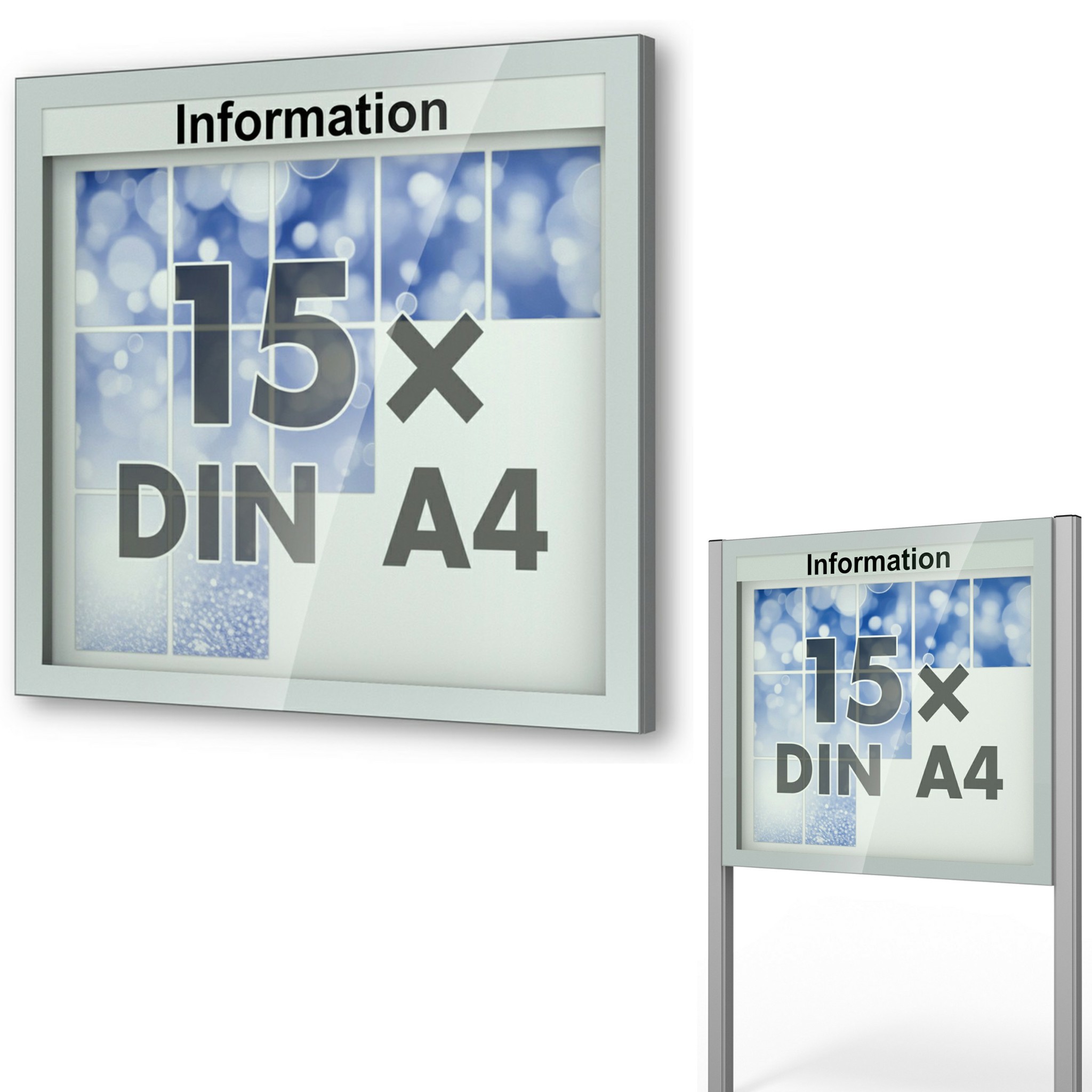Schaukasten Vitrum 1250x1150x73 mm BxHxT
