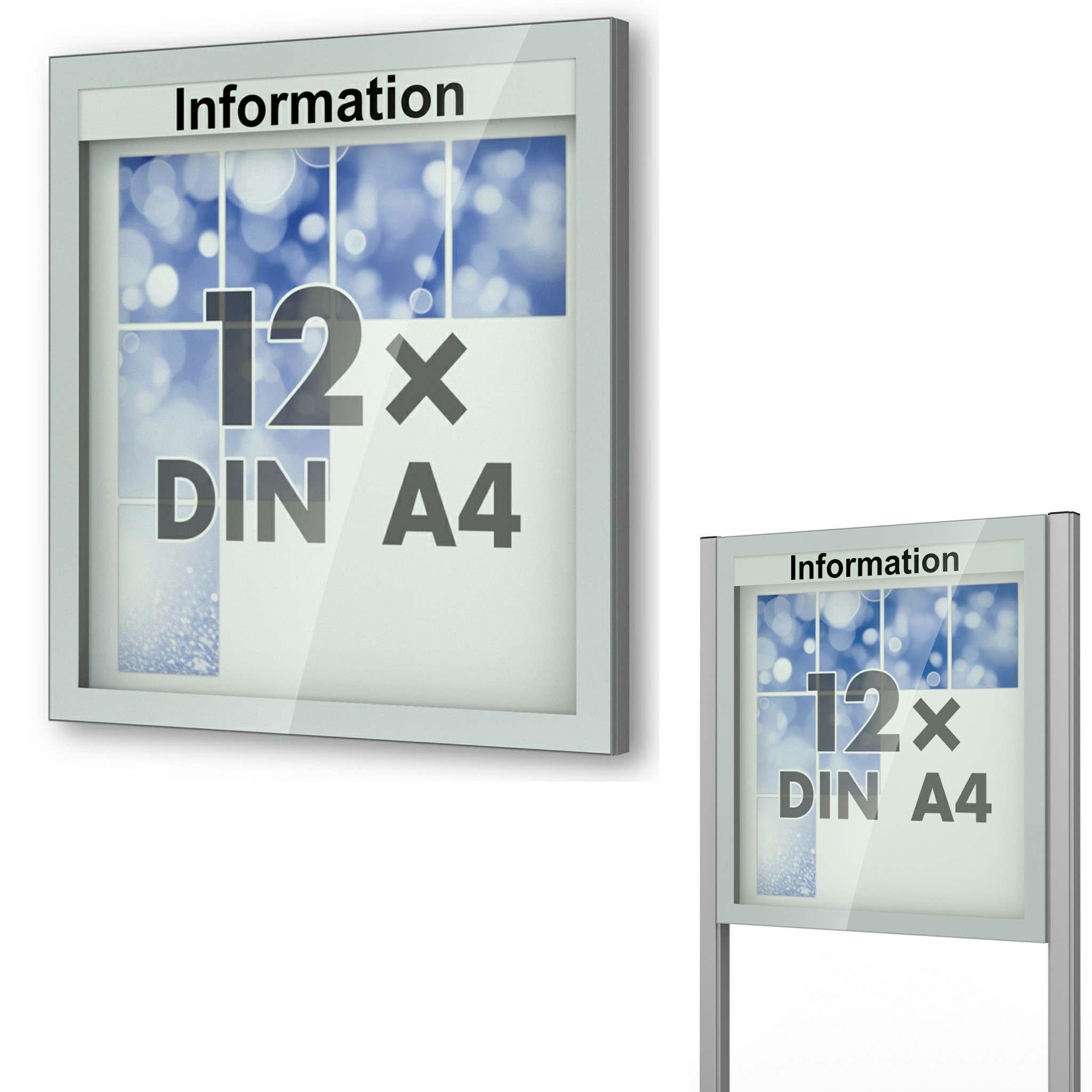 Schaukasten Vitrum 1050x1150x73 mm BxHxT