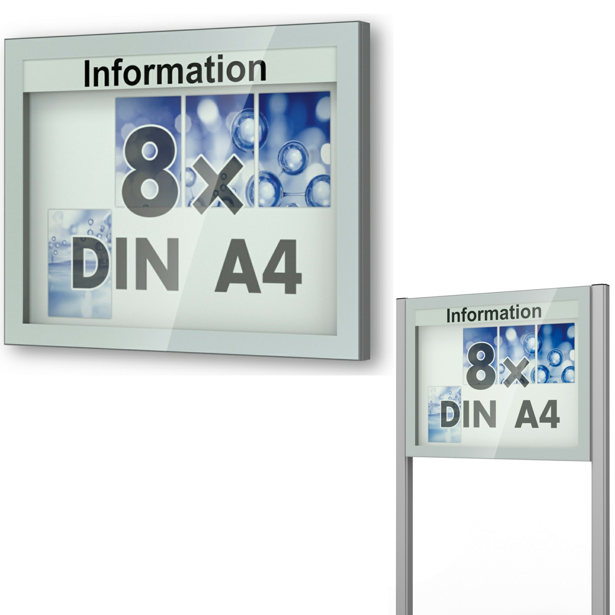 Schaukasten Vitrum 1050x840x73 mm BxHxT