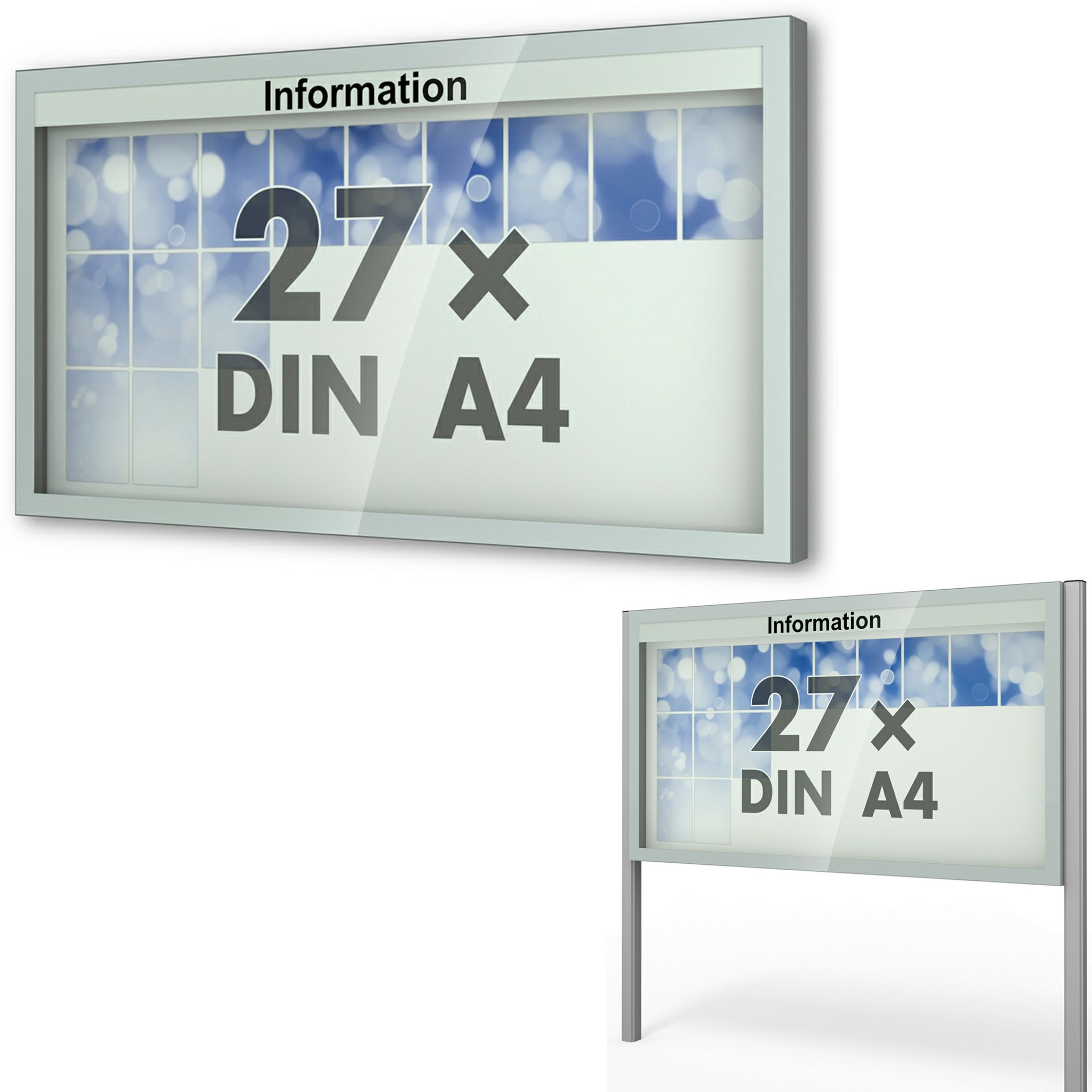 Schaukasten Vitrum 2050x1150x123 mm BxHxT