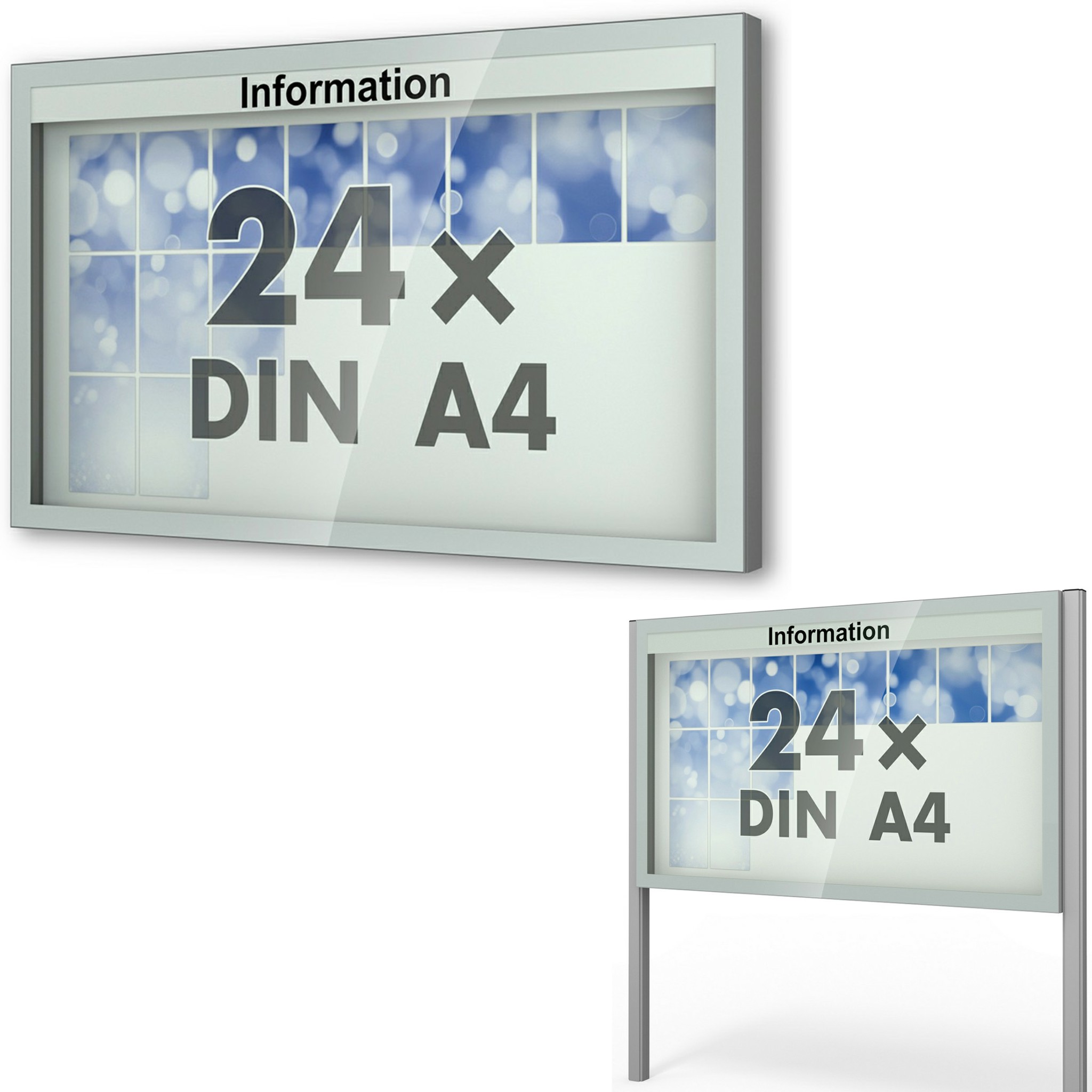 Schaukasten Vitrum 1850x1150x123 mm BxHxT