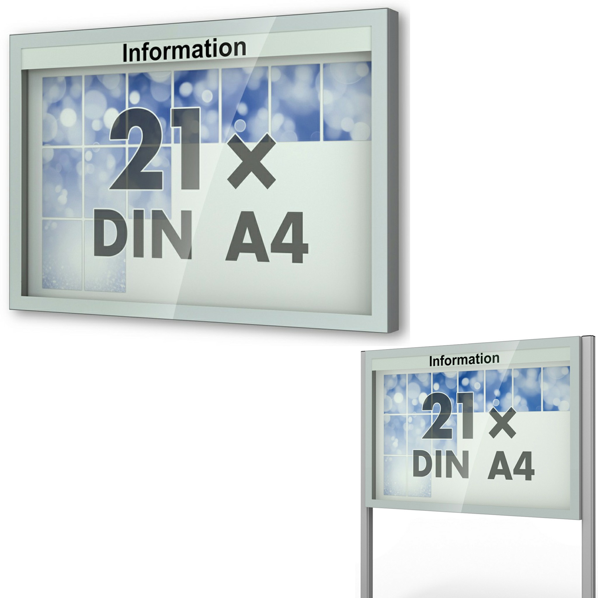 Schaukasten Vitrum 1650x1150x123 mm BxHxT