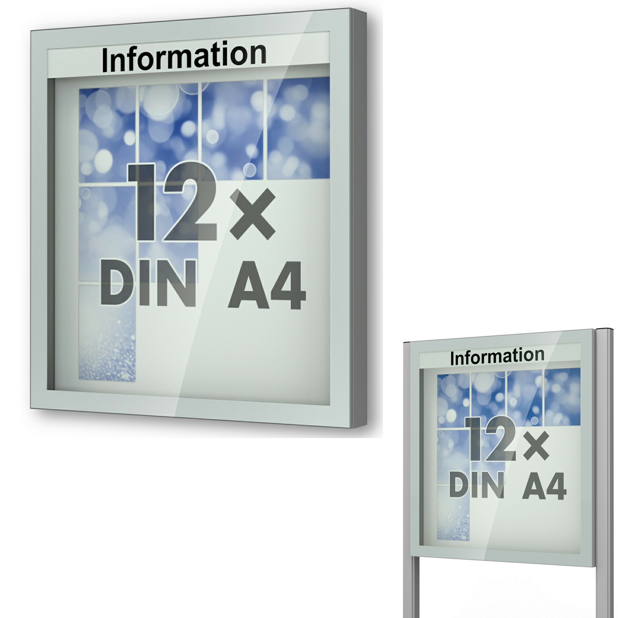 Schaukasten Vitrum 1050x1150x123 mm BxHxT