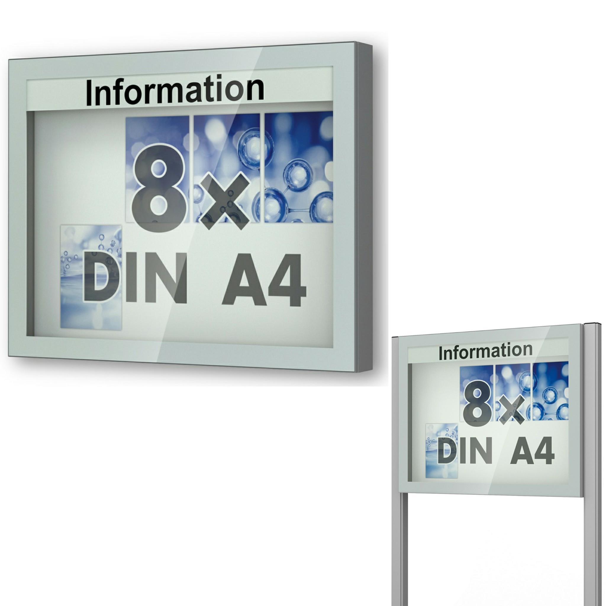 Schaukasten Vitrum 1050x840x123 mm BxHxT