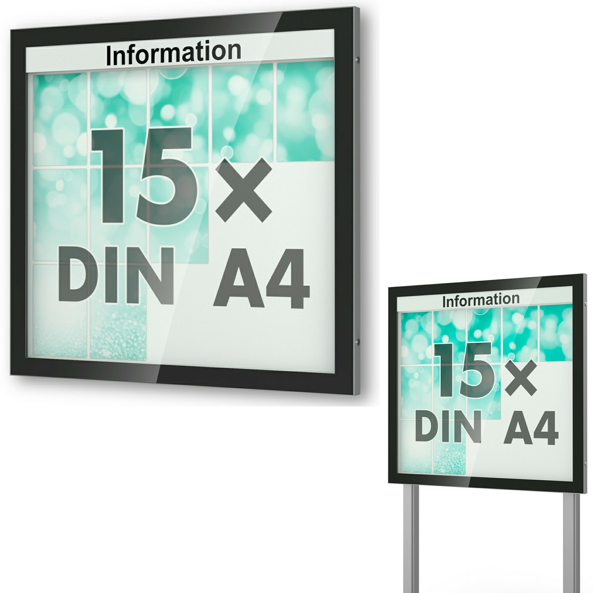 Schaukasten Visus 1250x1150x53 mm BxHxT