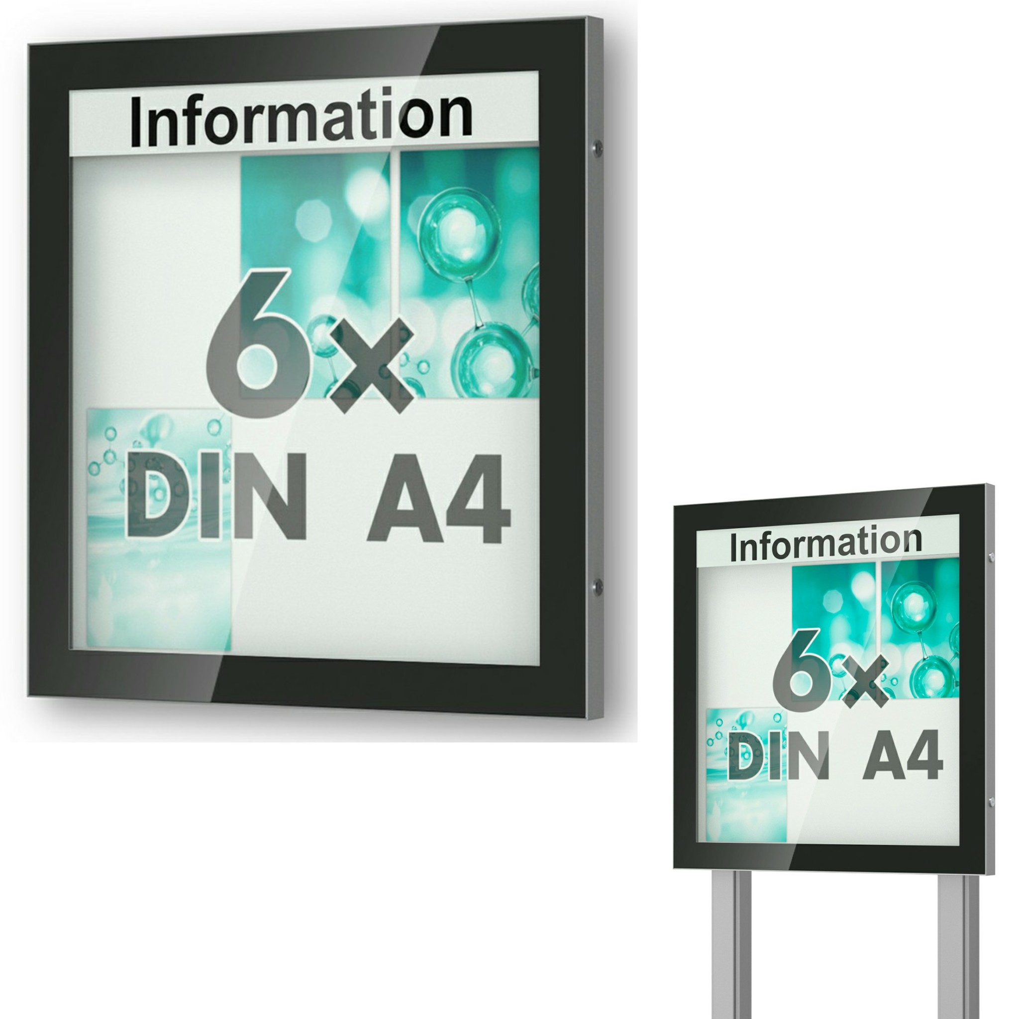 Schaukasten Visus 850x840x53 mm BxHxT