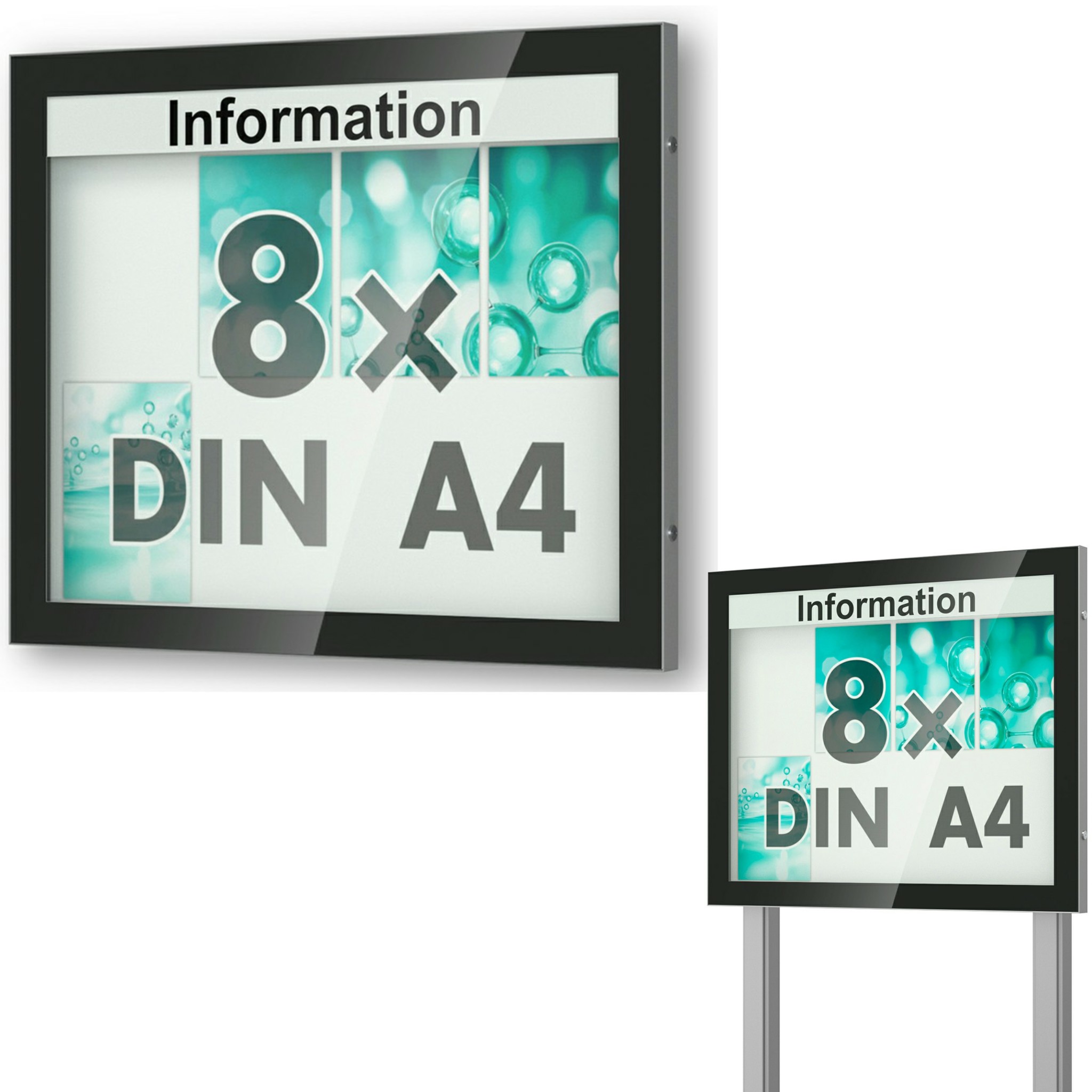 Schaukasten Visus 1050x840x53 mm BxHxT