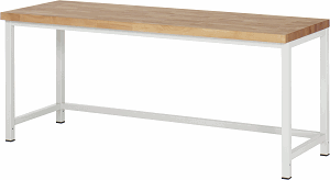 Werkbank Basic-8, 2000x700x840-1040 mm LxTxH, höhenverstellbar