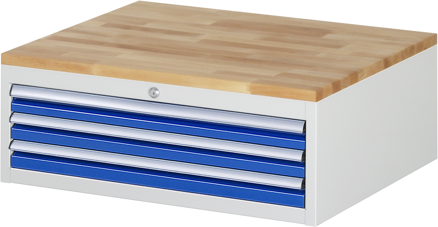 Schubladenschrank Modell XL1.2, 285 x 770 x 650 mm HxBxT