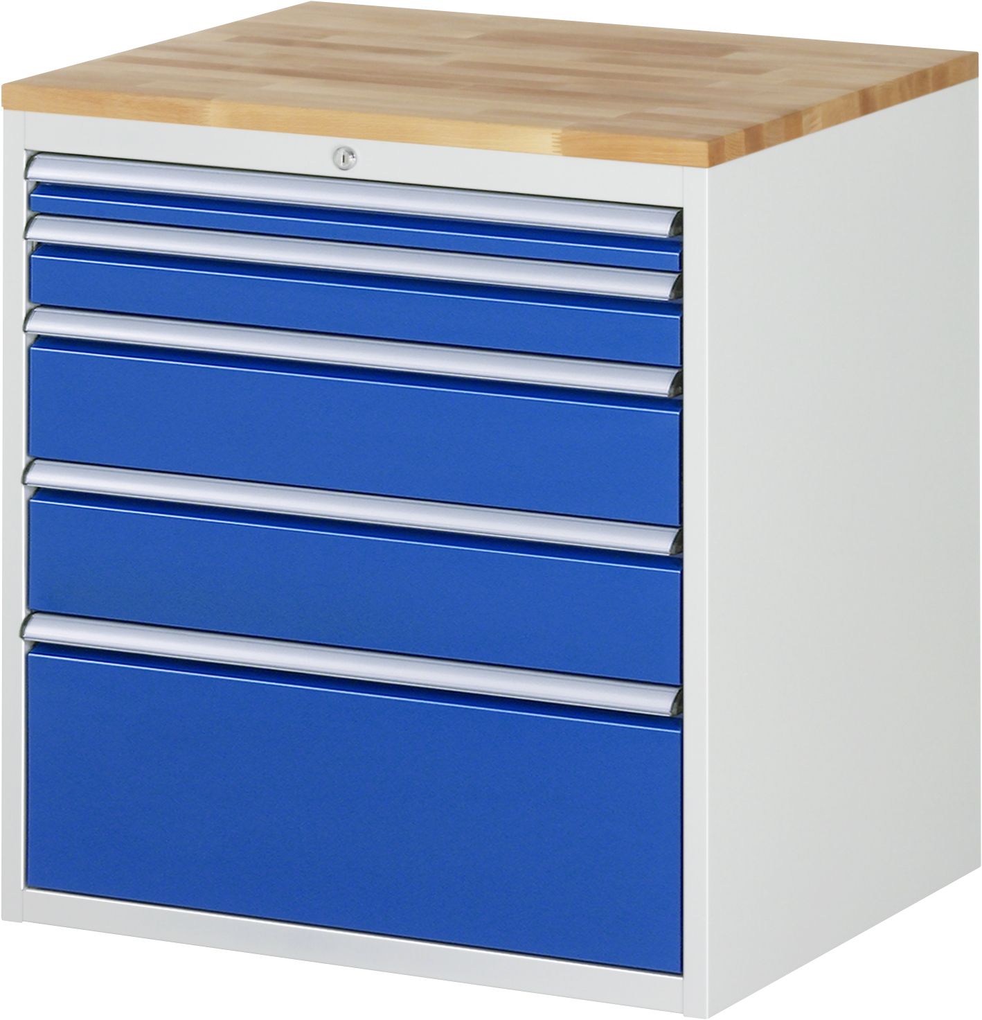 Schubladenschrank Modell XL5.2, 825 x 770 x 650 mm HxBxT