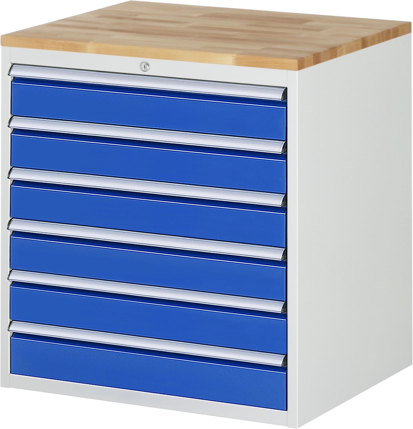 Schubladenschrank Modell XL5.16, 825 x 770 x 650 mm HxBxT