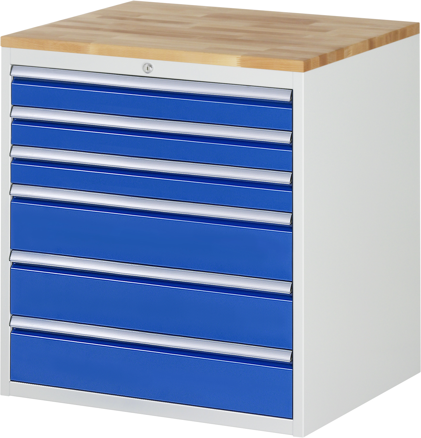 Schubladenschrank Modell XL5.9, 825 x 770 x 650 mm HxBxT