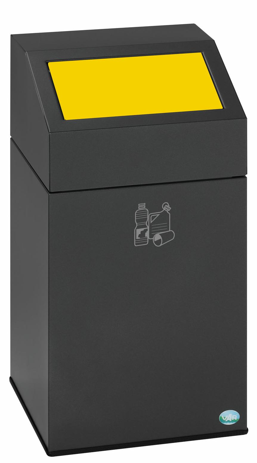 Wertstoffsammelgerät WSG 40E, Einwurfklappe Gelb RAL 1023