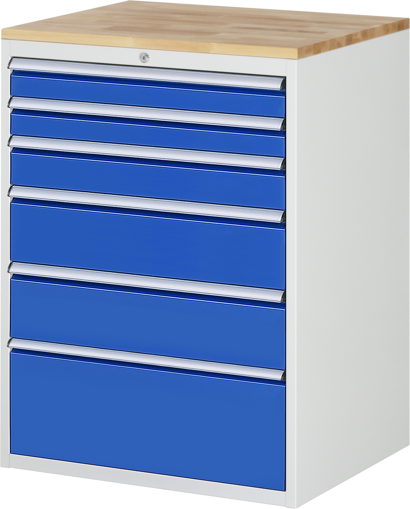 Schubladenschrank Modell XL7.7, 1035 x 770 x 650 mm HxBxT