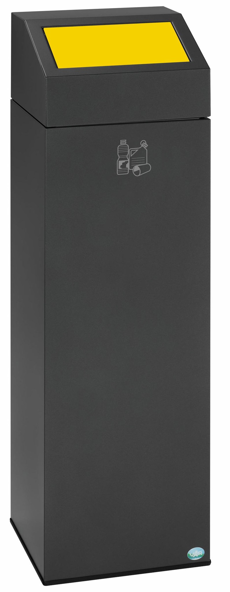 Wertstoffsammelgerät WSG 85E, Einwurfklappe Gelb RAL 1023