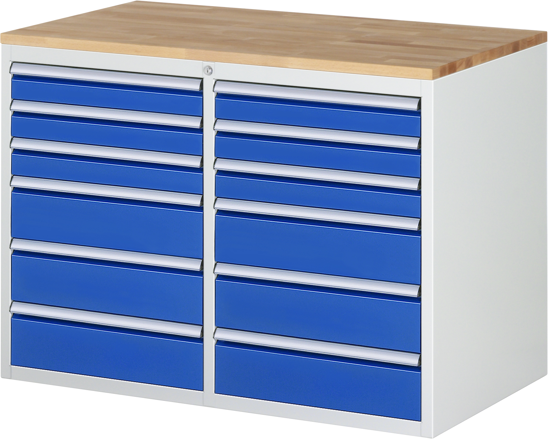 Schubladenschrank Modell LL5.9.9, 825x1145x650mm HxBxT