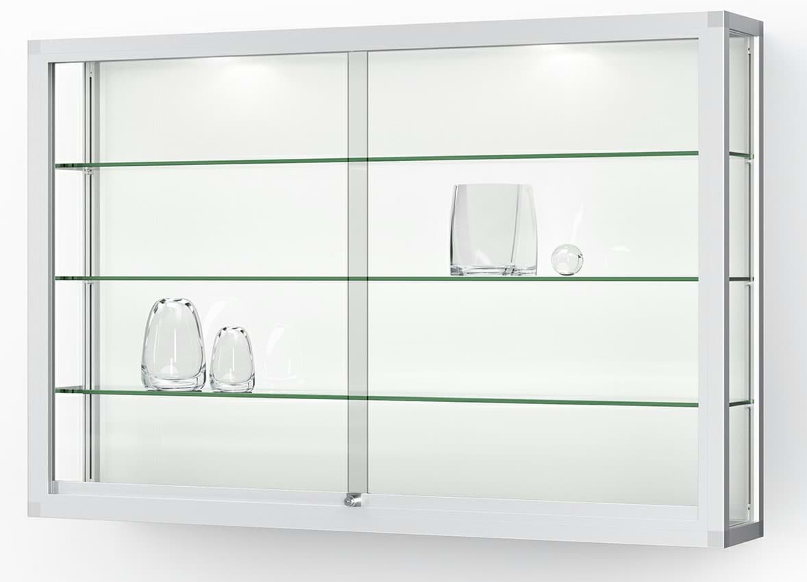 Wandvitrine Vertum 100, 1000x1520x250 mm HxBxT