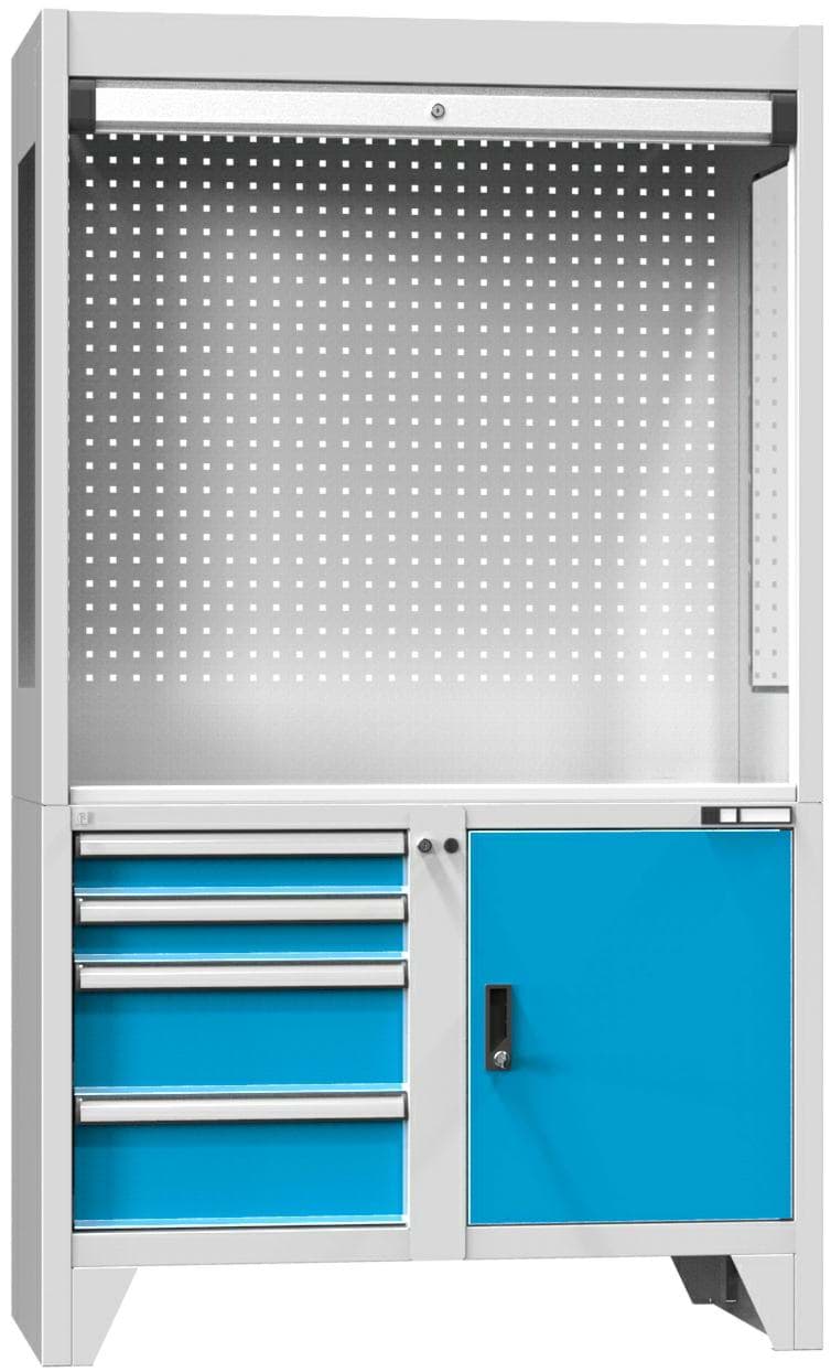 Prüfarbeitsplatz, 2030x1200x625 mm HxBxT