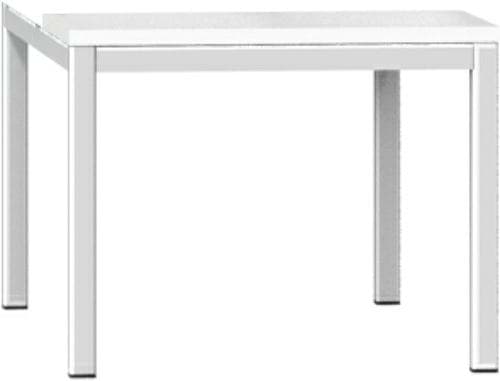 untergebaute Sitzbank für Garderobenschränke, 2 Abteile mit 250 mm Abteilbreite