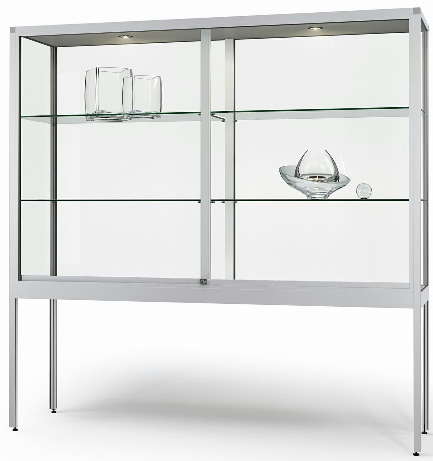 Vitrine auf Standbeinen, 2000x2020x520 mm HxBxT