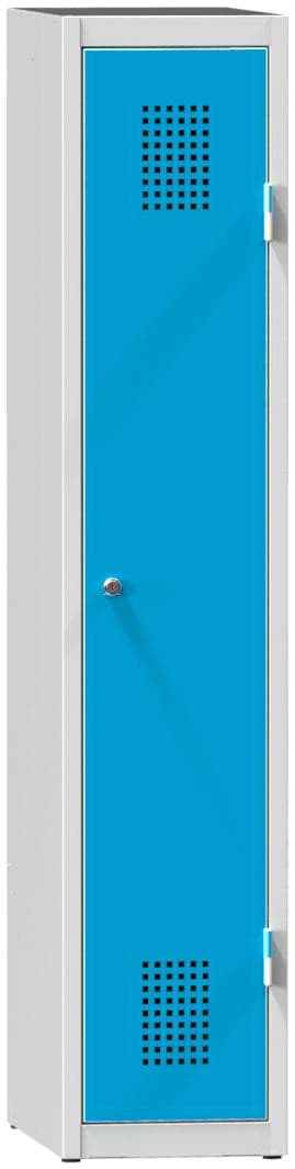 Garderobenschrank, 1 Abteil mit 400 mm Abteilbreite, Höhe 1500 mm