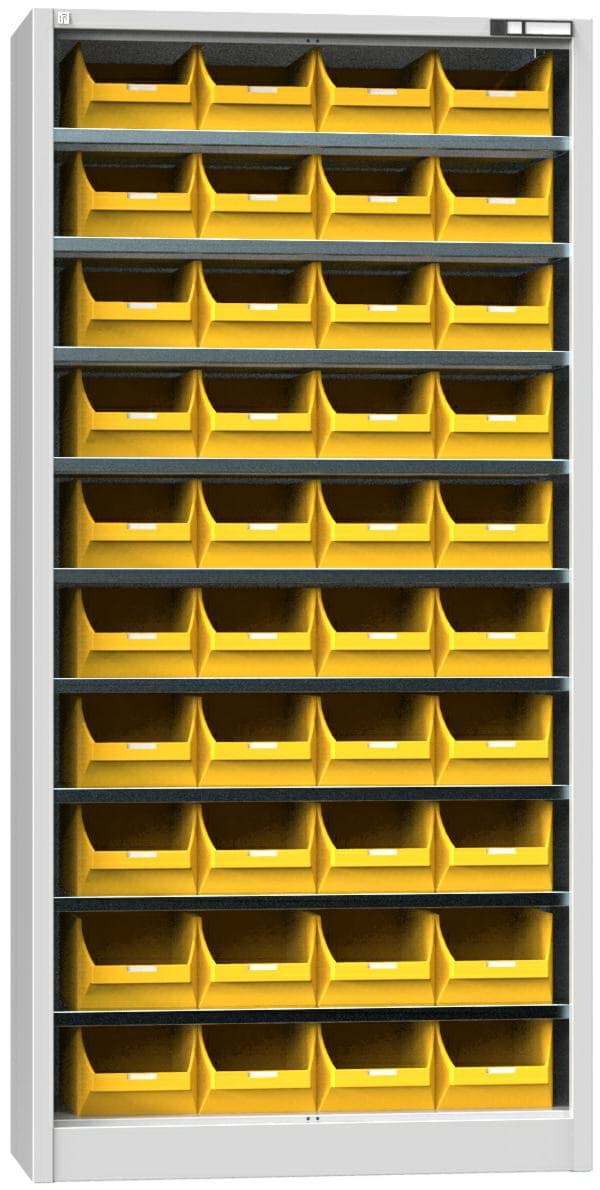 Werkstattschrank ohne Türen und Behälter 1950x950x400 mm HxBxT UK1-B1