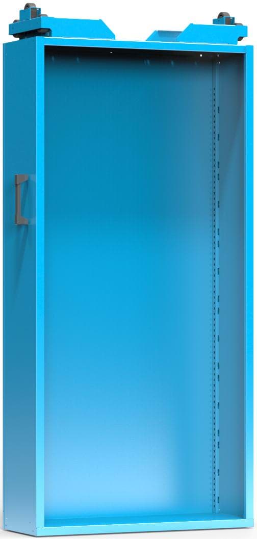 Hängeschrank für Schiebeschranksystem, 2136x381x1048 mm HxBxT, SC-SK2-100