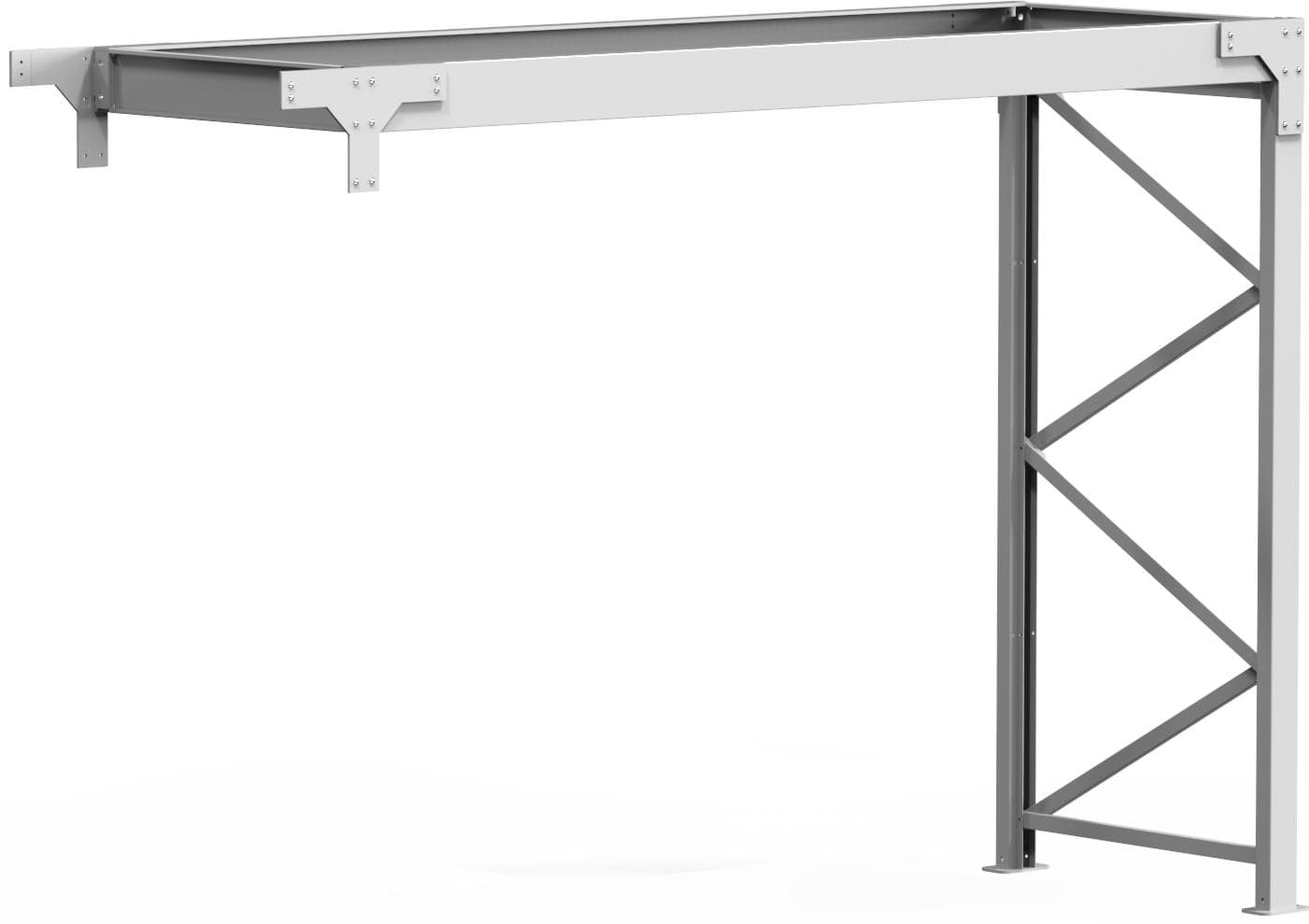 Schiebeschranksystem Anbaumodul, 2334x3701x1065 mm HxBxT, SC-PK2