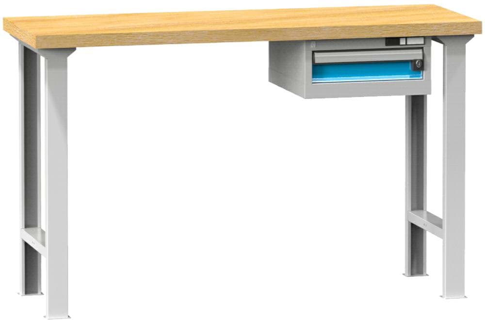 Werkbank fixe Höhe mit Schublade, 1500x800x880 mm LxTxH