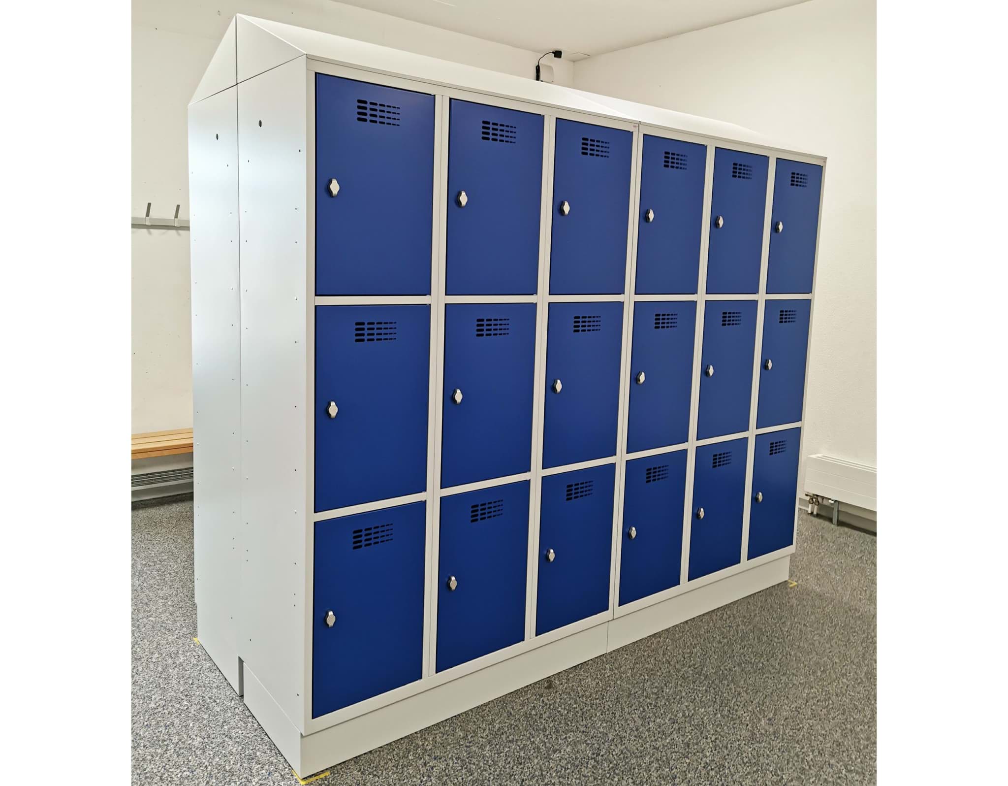 Neue Schliessfachschrankanlage