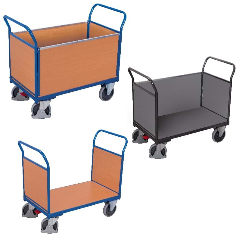 Wagen mit Holzwänden