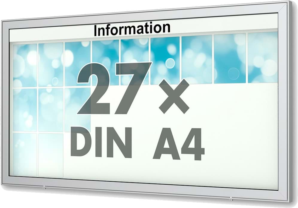 Schaukasten Planus 2020x1130x65 mm BxHxT