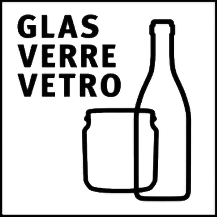 Logo Etikette für Altglas