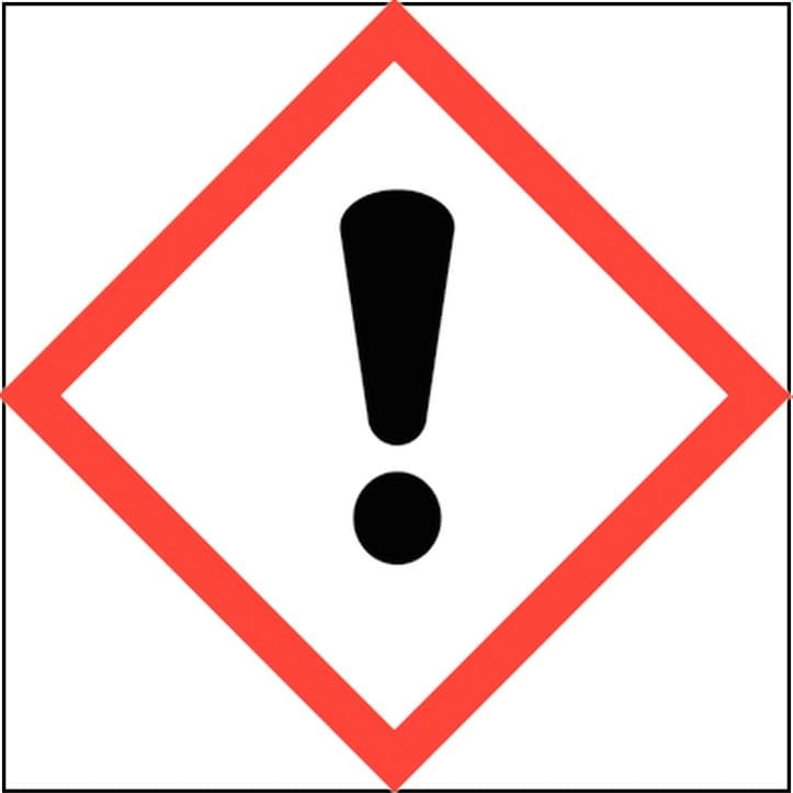 Logo Etikette für Gefahrenstoffe