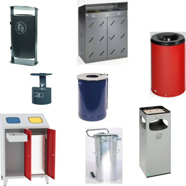 Abfallbehälter / Ascher