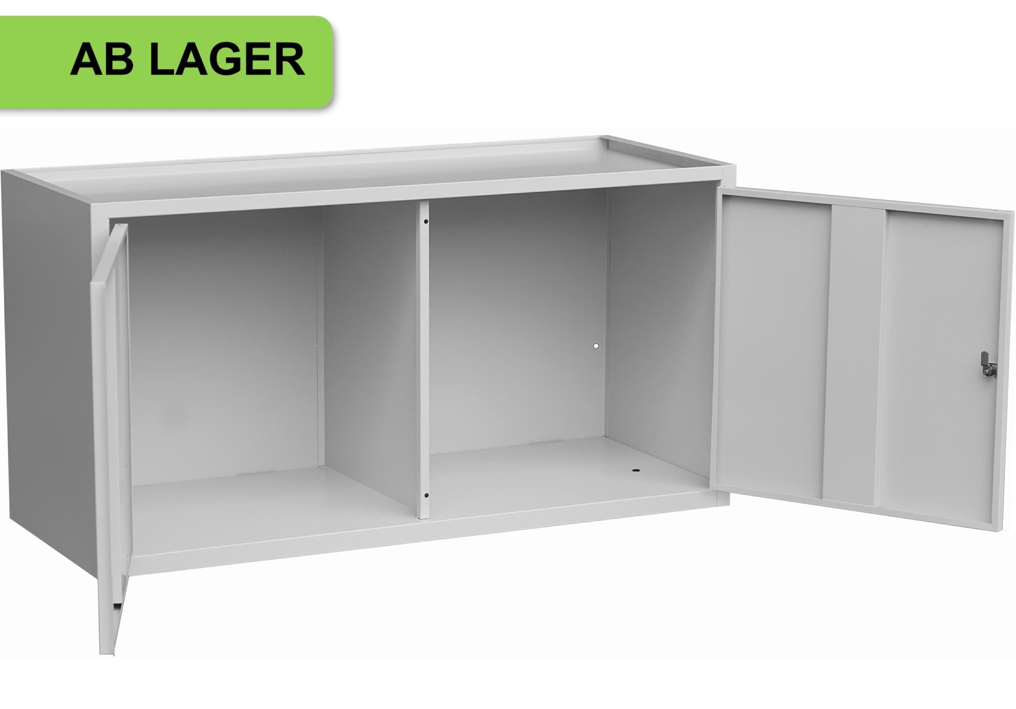 Pneuschrank, lichtgrau, 1400x725x550 mm BxHxT mit Rückwand