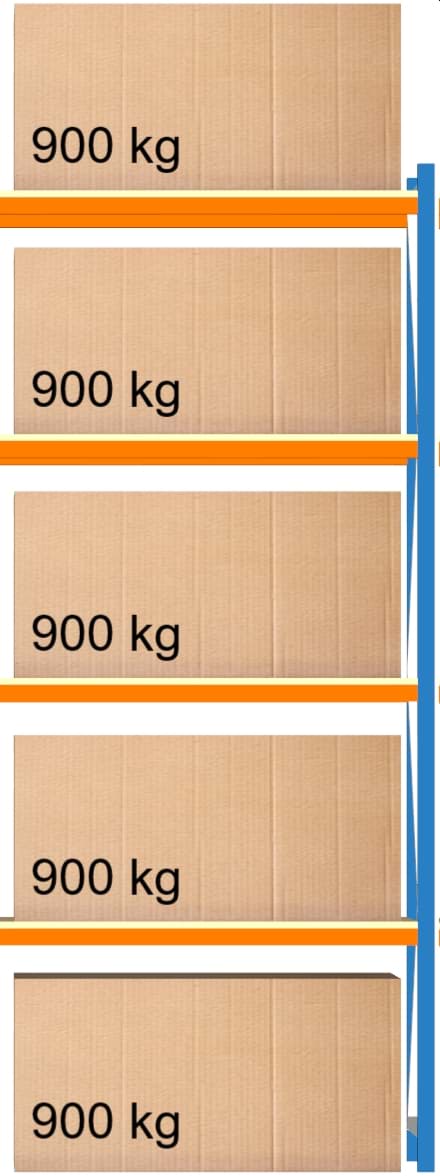 Weitspann-Anbauregal, 3000x1250x800 mm HxLxT