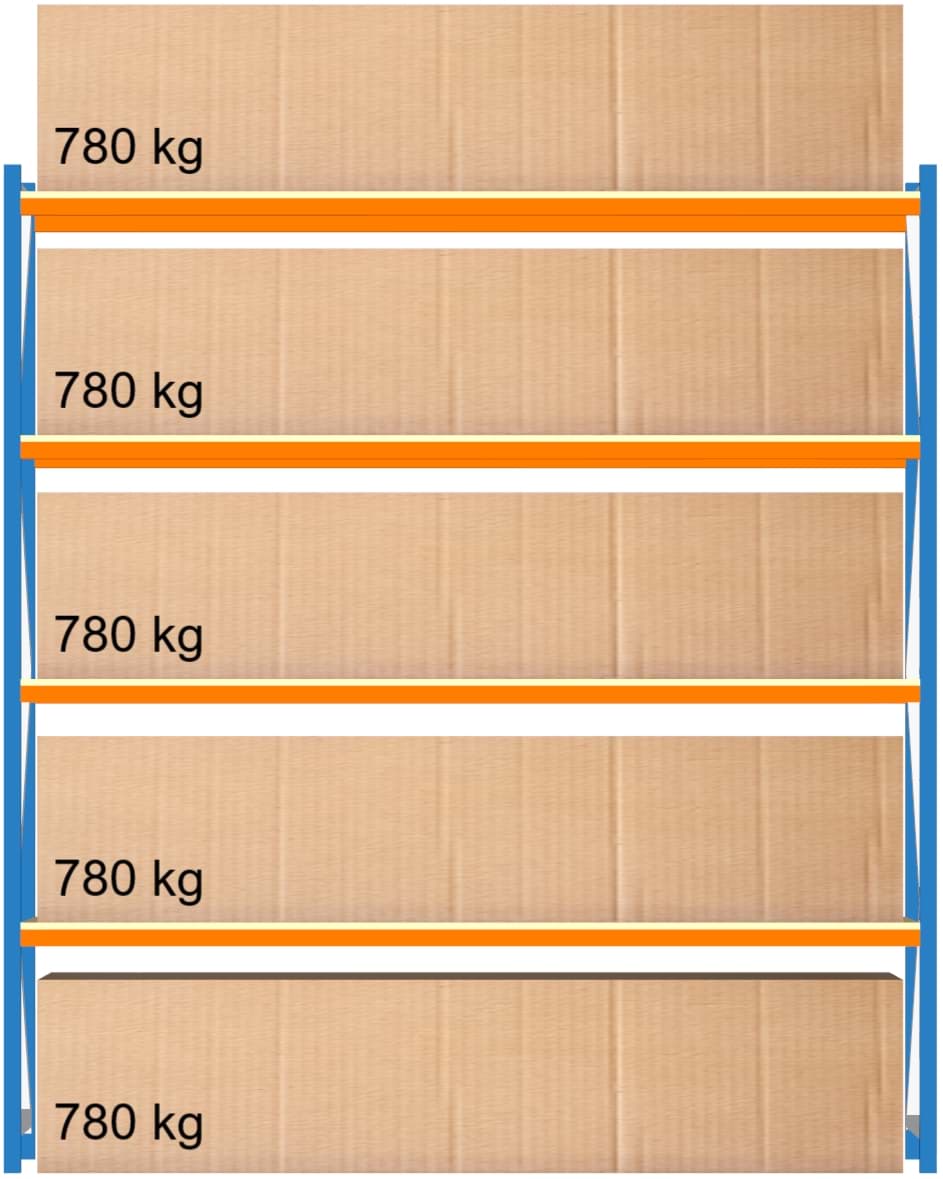 Weitspann-Grundregal, 3000x2675x1000 mm HxLxT