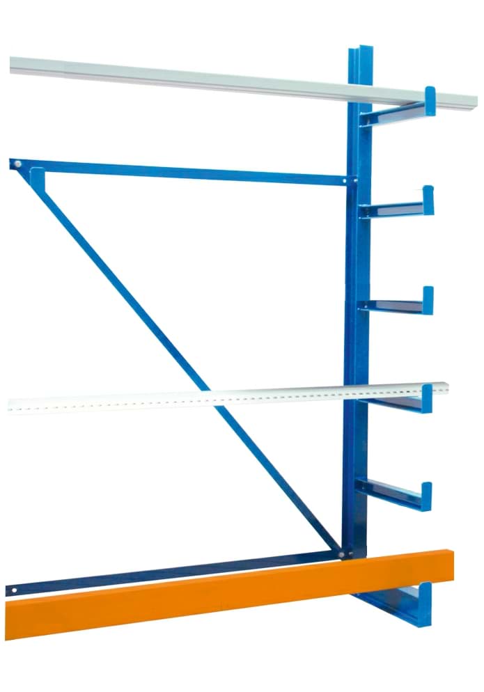 Kragarmregal, einseitig Anbauregal