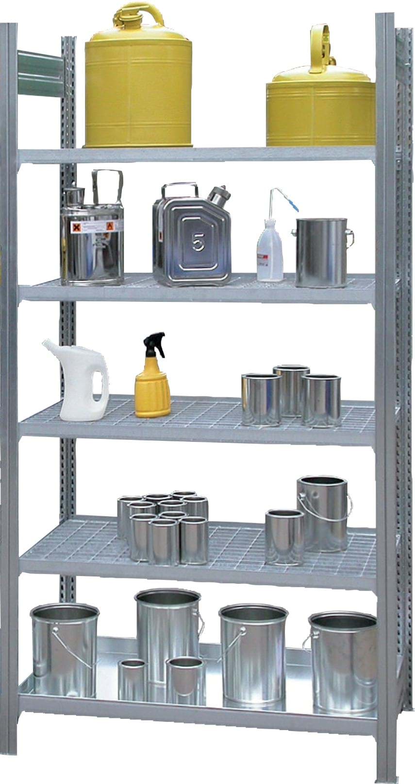 Gefahrenstoff-Grundregal, Breite 1060 mm